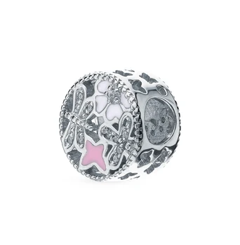

Silver Pendant with cubic zirconia and enamel sunlight sample 925