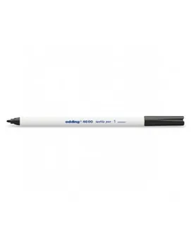 

MARKER FOR FABRIC WITH ONE STROKE OF 1 MM EDDING 4600 COLOR BLACK