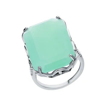 

Silver ring with sieve and cubic zirconium sunlight sample 925
