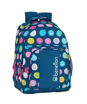 

BACKPACK BENETTON DOUBLE ADAPTABLE CART MOLES NAVY 32X42X15 612050773
