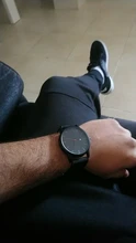 Reloj de lujo de cuero para Hombre, pulsera negra de acero inoxidable ultrafina, Reloj Masculino
