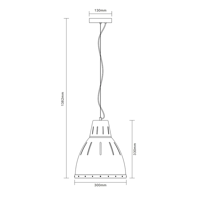 Светильник подвесной CAMELION PL-426M С71 (мощность 40 Вт, Е27, металлический абажур)