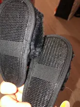 Sandalias con peluche para niñas pequeñas, zapatos planos de piel sintética con suela suave, zapatillas con correa de soporte elástico, para el hogar