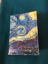 De moda de cielo estrellado cielo cubierta del pasaporte de cuero de la PU de los hombres y las mujeres tarjeta de crédito puerto de paso funda, soporte tarjeta cartera