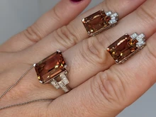 JewelryPalace-Anillo de cóctel ajustable de Plata de Ley 925, sortija de corte esmeralda de 6 quilates, zultanita de imitación Nano, cambio de Color, diasporo abierto