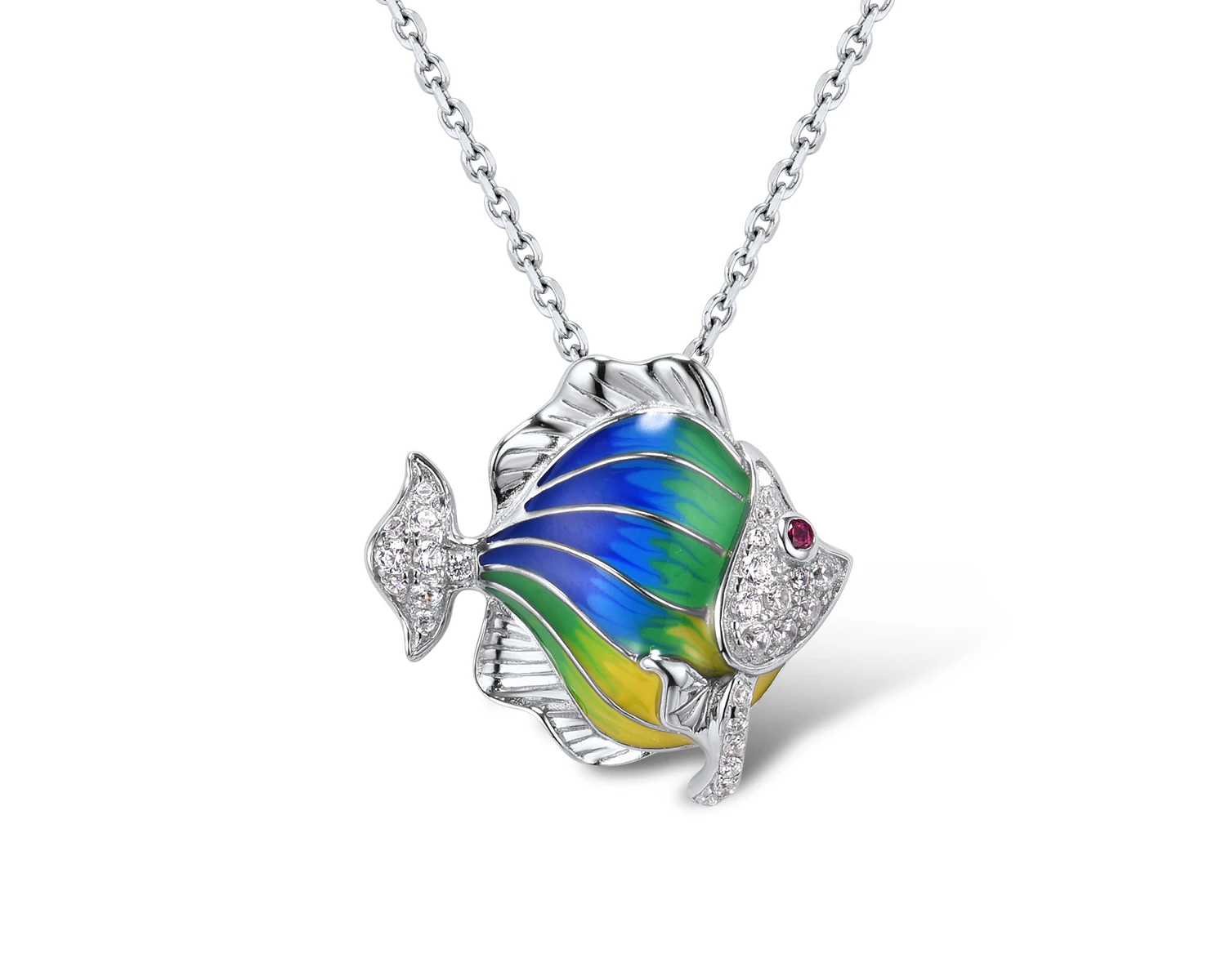 Silver suspension VALTERA 925 sterling silver