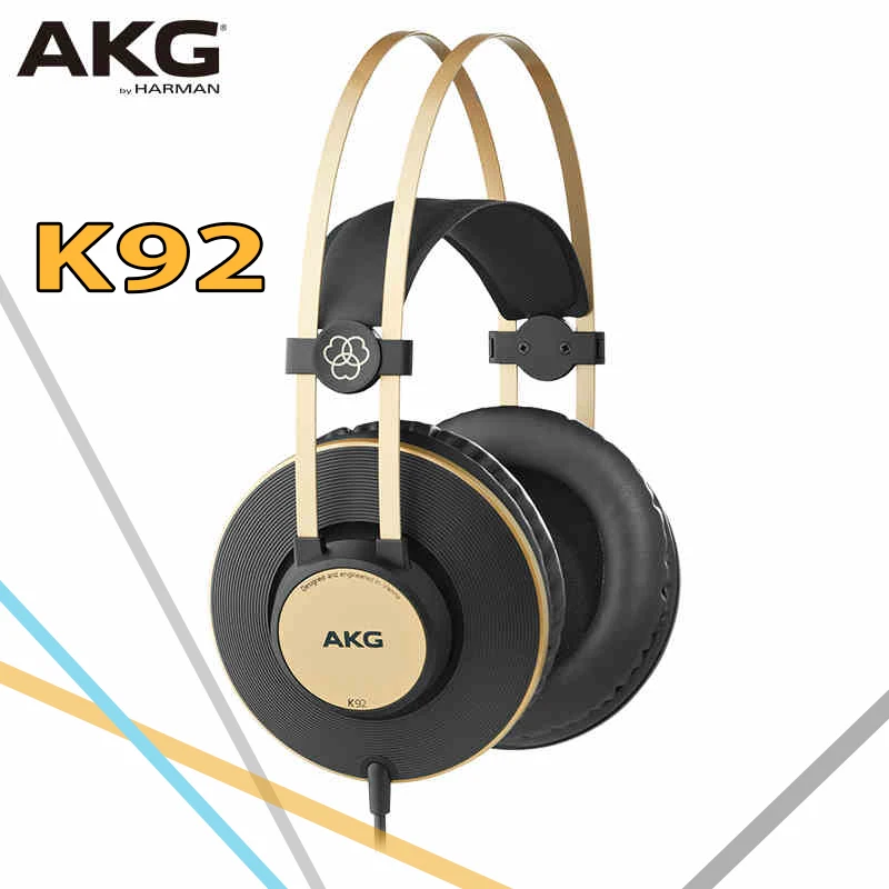 

Origina New AKG/akg K92 Head-Mounted Professional Monitor HIFI Headset Sound Engineer Headphone Support Android IOS Windows Mac