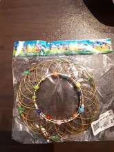 Cesta de flores de descompresión para bebé, adorno de anillo mágico de acero blando, cesta de flores de Mandala mágica, juguete de gran oferta