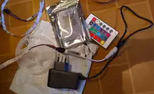 Adapter Ribbon Lamp-Tape Led-Strips-Lights App-Control Wifi 5050 Rgbww Alexa Bluetooth