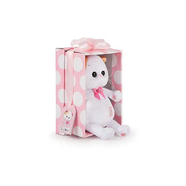 Мягкая игрушка Budi Basa Кошечка Ли-Ли Baby в шапочке с мышкой, 20 см