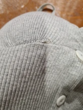 Sujetador deportivo de algodón con botones para mujer, ropa interior para chica, Push-Up, para correr y Yoga