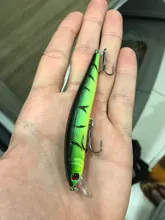 3D Eyes Floating Minnow Wobblers Fishing-Lure Laser Crankbait Aritificial Hard-Plastic