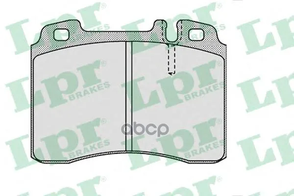 Колодки Тормозные Mercedes W124/W210/R129 87-02 Передние Lpr 05p1131 Lpr арт. 05P1131