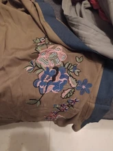 Bordado túnica de playa kaftán de playa de algodón cubierta de Saida de Praia, las mujeres traje de Bikini encubrir Pareo de playa Q882