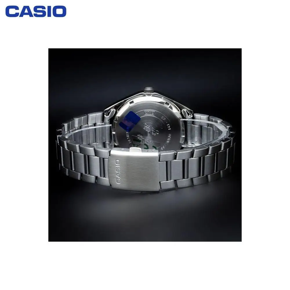 Кварцевые наручные часы Casio EF 121D 1A мужские водонепроницаемые аксессуары на