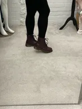 Pasal-Botines de piel auténtica para Mujer, Botas de trabajo, calzado cómodo para Otoño e Invierno