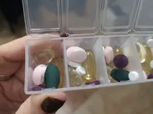 Case Box Splitters Container Tablet-Holder Pill-Box Storage-Organizer Pill-Medicine Weekly