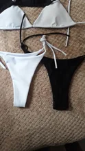 Bañador sexy de mujer, conjunto de bikini brasileño de dos piezas con sujetador de realce, ropa de baño, traje de baño para mujer