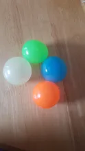 Bola de pared con palo de 45mm para aliviar el estrés, juguete de descompresión de Squash, Bola de techo, Bola de luz de techo con Diana adhesiva, # Y3