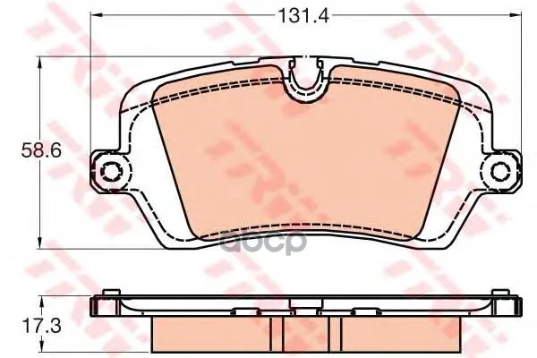 Колодки Тормозные Land Rover Range Rover Iv 12-/Sport 13- Задние Trw/Lucas Gdb2029 TRW/Lucas арт. GDB2029