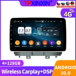 Radio Multimedia con GPS para coche, reproductor con Android 128, 10,0 GB, grabadora de vídeo, accesorios, DVD, 2DIN, para Ford Focus 2019 2020