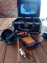 LUCKYLAKER-Kit de cámara de Monitor LCD para pesca en hielo, buscador de peces, vídeo, 7 pulgadas, para invierno, luz de fondo Manual, regalo para niños