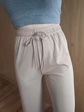 Suave comodidad pantalones de las mujeres de 2021 nueva Alta cintura pantalones verano Pantalones Mujer Pantalones de seda de hielo-tobillo longitud pantalones largos de Mujer Pantalones