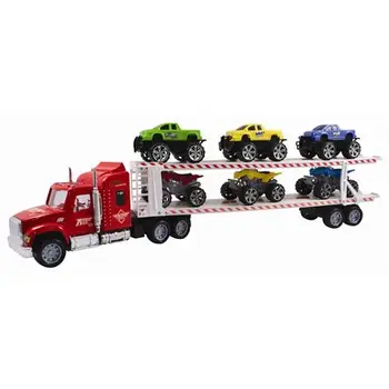 

Transporter truck 58 cm C/3 pick ups and 3 quads