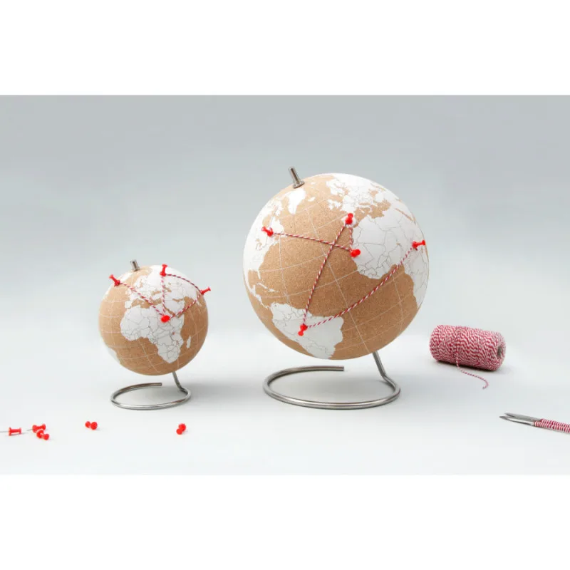 Глобус Cork Globe белый Ø25 см|Глобусы| |