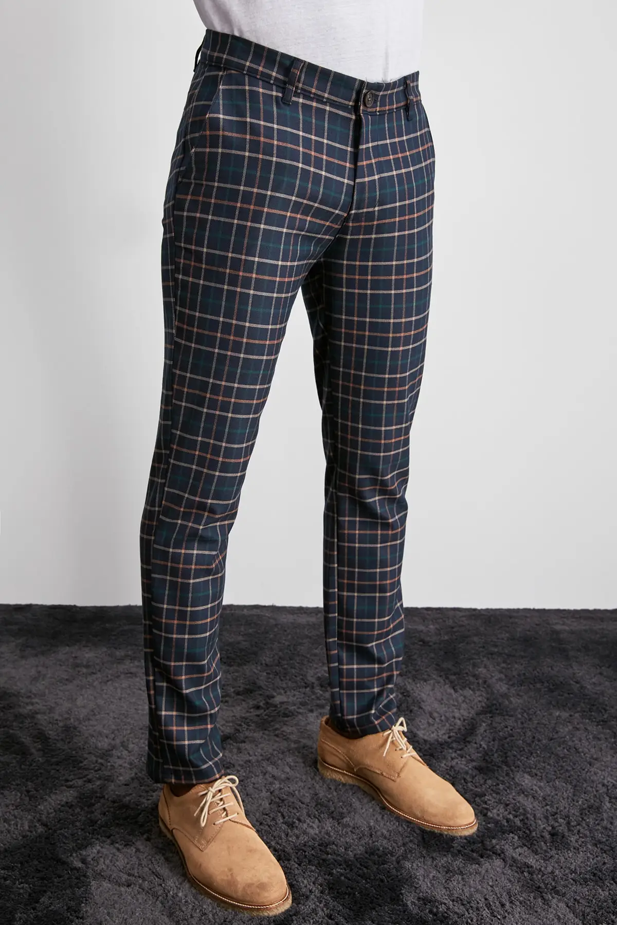 Trendyol Мужские Брюки Chino в клетку TMNAW20PL0568 |