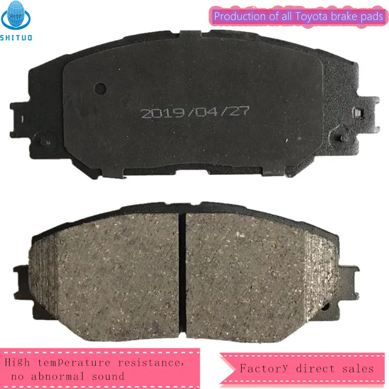 brake pads spare 4pcs Ceramic Car Front Disc Brake Suitable for Toyota