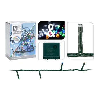 

GARLAND MULTIFUNCTION LED 120 LEDS BI-COLOR (MULTICOLOUR-WHITE) 1200CM (IP44 OUTDOOR