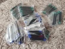 Pluma estilográfica de alta calidad, recarga de tinta, 25 uds. De diámetro, 2,6mm, 3,4mm, estándar internacional, papelería, suministros de oficina, pluma de tinta