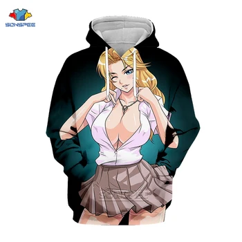 

SONSPEE Anime Bleach Hoodies 3D Print Men Women Casual Streetwear Hip Hop Longsleeve Funny Cosplay Sweatshirt Pullover Tops G39