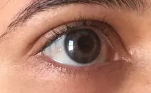 MOONZI marrón avellana anual lentes de contacto de color para los ojos pequeña belleza alumno 2 unids/par grado de miopía receta
