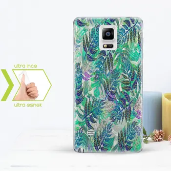 

Personalized Custom Samsung Galaxy Note 4 Slim Clear Silicone Phone Cover (Leaf Temalı-4)