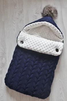 

Вязаный конверт "Север" ЗИМА Комплекты на выписку и для прогулок 0-6 мес