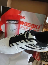 Kawasaki-zapatos de bádminton profesionales para hombre y mujer, zapatillas deportivas transpirables antideslizantes, K-063, 2019