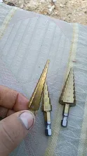 Step-Drill-Bit-Set Hole-Cutter Core Titanium-Coated Wood 4-12mm Metal HSS Straight Groove