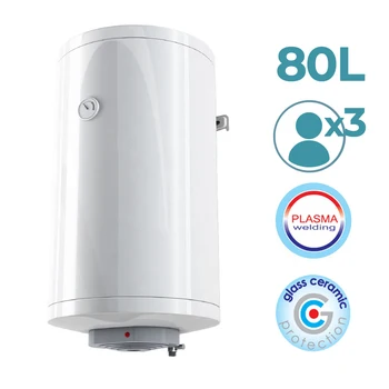 

OPTIMA-Vertical Thermo Electric accumulation (80L) hot water with Resistencia Submerged and temperature control board