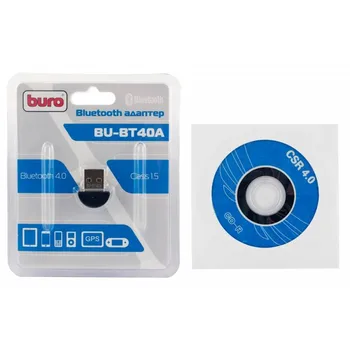 

Bluetooth controller USB Buro bu-bt40a 4.0 + EDR class 1.5 20m Black
