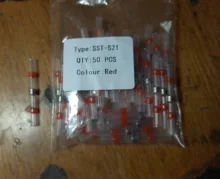 Terminals Butt-Connectors-Kit Sleeve Electrical-Wire-Soldered-Terminals Heat-Shrink Soldering