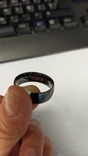 AsJerlya nuevo negro anillo de hombre 100% carburo de titanio de joyería de los hombres de la boda bandas clásico regalo de novio 8mm negro anillo de los hombres de las mujeres