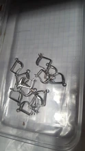 Pendientes de aleación hechos a mano con tope de bala, accesorios para fabricación de joyería