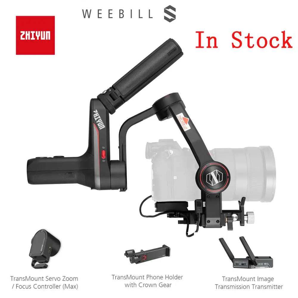 US $399.00 Zhiyun Weebill S 3 Axis Handheld Gimbal Stabilizer For Dslr And Mirrorless Camera Compatible Sony Panasonic Lumix Nikon Canon