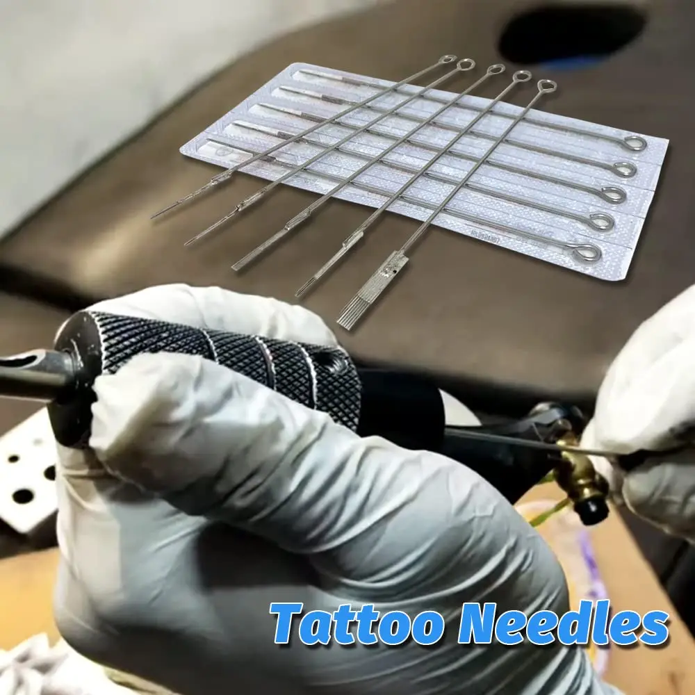 50/20//10/5PCS Sterilized Tattoo Needles 1 3 5 7 9 11 13 14 15RL RS M1 RM Tattoo Needle for Tattoo Permanent Makeup Machine 5