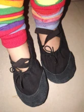 Head Yoga-Slippers Ballet-Dance-Shoes Teacher Canvas Gym USHINE Girls Kids Woman Indoor