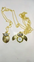 Reloj de bolsillo con forma de búho para niños, colgante, collar, el mejor regalo, envío directo