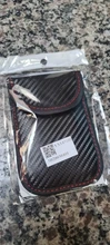 Bolsa de bloqueo de señal de llave de coche, bolso de Faraday, Fob, RFID