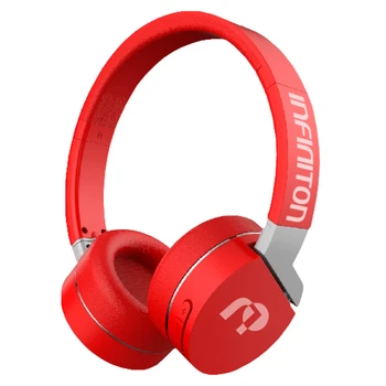 

INFINITON HS-B520 wireless headphones-red, Bluetooth 4.2, built-in microphone